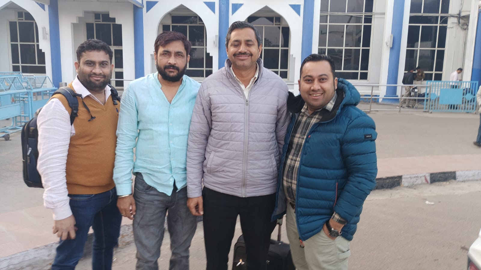 Happy customers exploring Rajasthan with Travels House team
