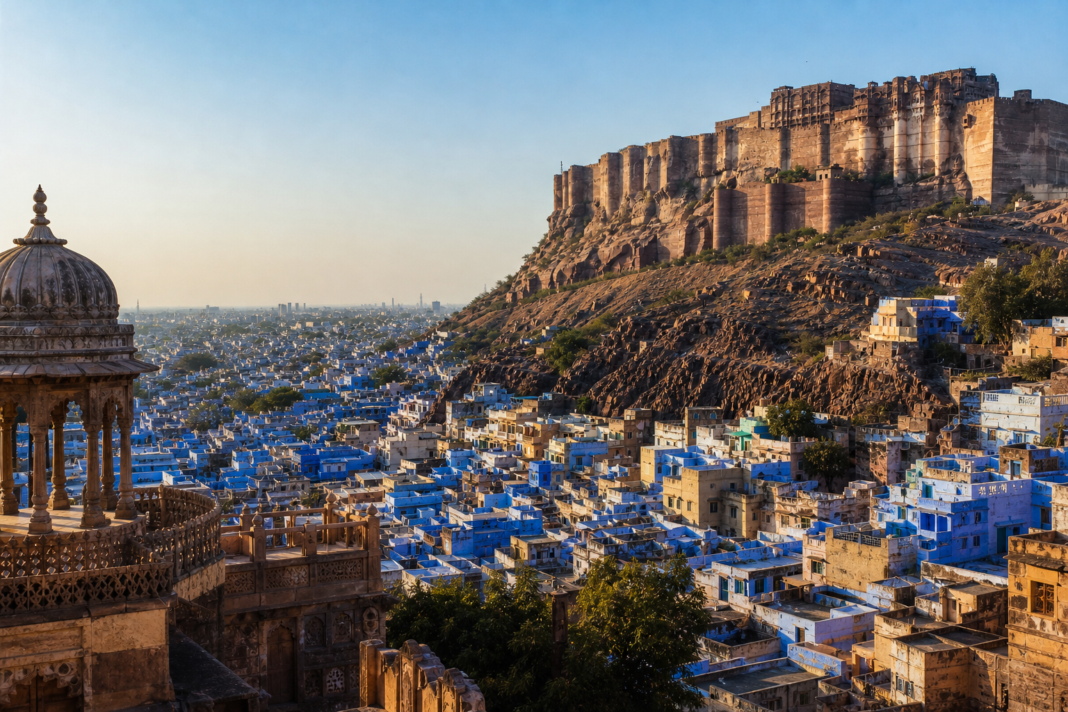 Best time to visit Jodhpur – Mehrangarh Fort in winter